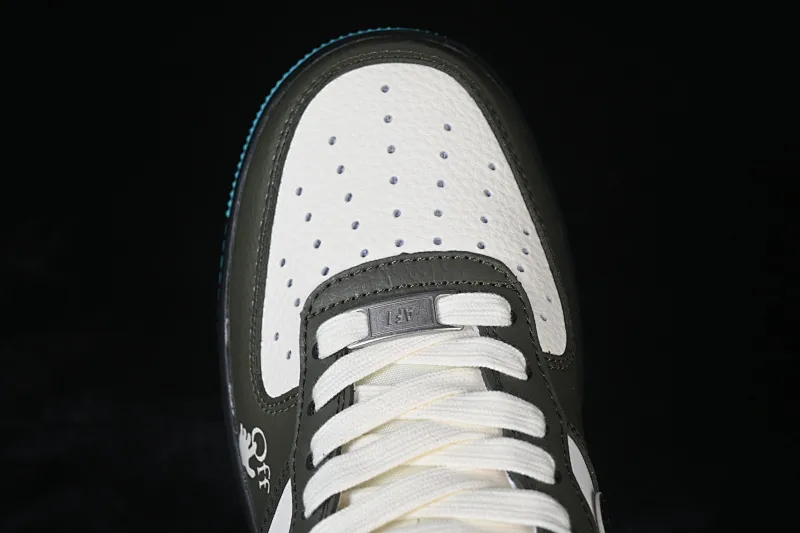 All categories Nk Air Force 1 Air Force series Nk Air Force 1 Low Air Force low-top Nike Air Force 1'07 Low joint black, green and blue Air Force low-top casual sneakers QW5836-022